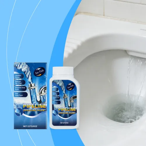 Pipe Unclogging Agent, Kitchen Toilet Bathroom Sink Drain, Dissolves Grease and Hair, Unclogs Blocked Drains