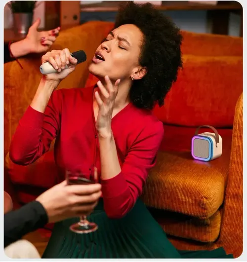 Professional Wireless Microphones Bluetooth Speaker