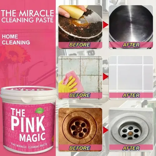 Stainless Steel Cleaning Paste Removing Black Grime From Pot Bottoms Home Multi-functional Cleaner for Bathroom Kitchen Cookware
