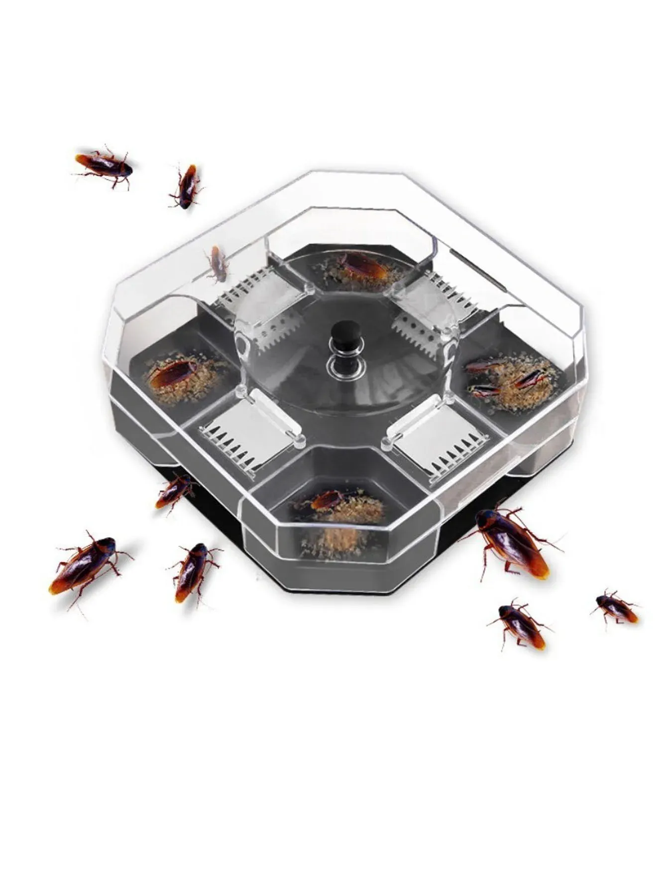 3PCS  high-quality cockroach trap capable of effectively catching cockroaches in kitchens, bathrooms, and hidden corners.