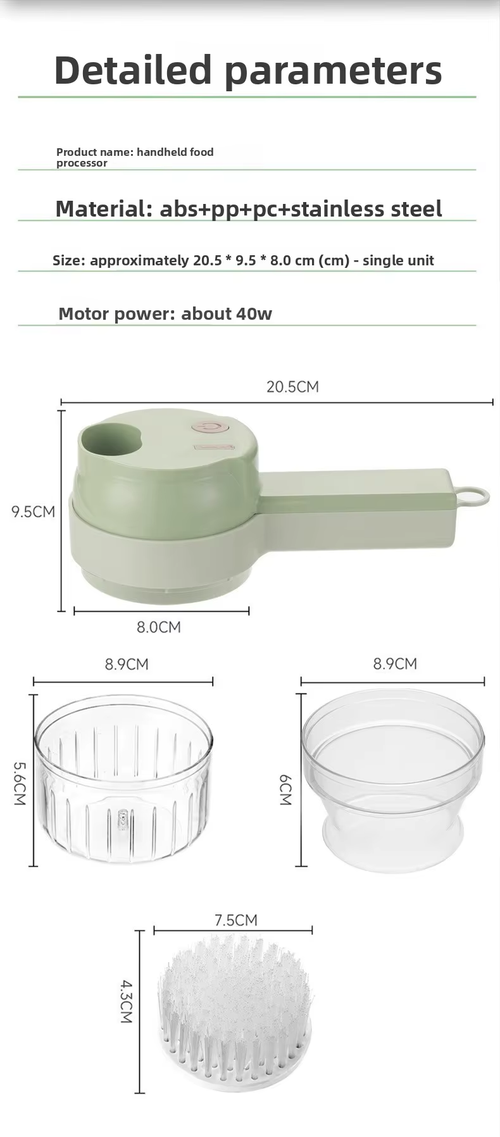 Gatling-style Electric Handheld Chopper – Multifunctional Vegetable Cutter