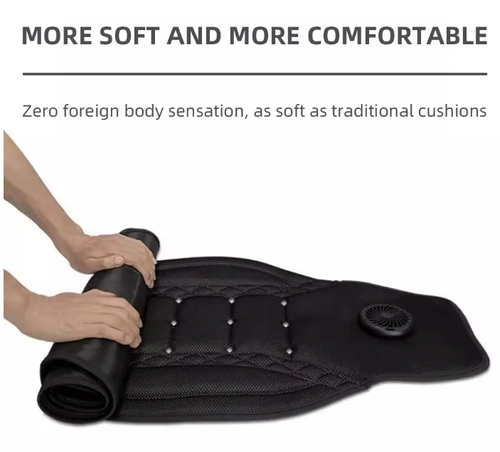 universal Car Summer Cool Air Seat Cushion Car Seat Cover With Fan Multi-color 3-SpeedAdjustment