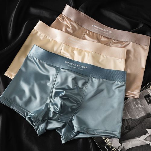 3 Packs Breathable Nylon Ice Silk boxer
