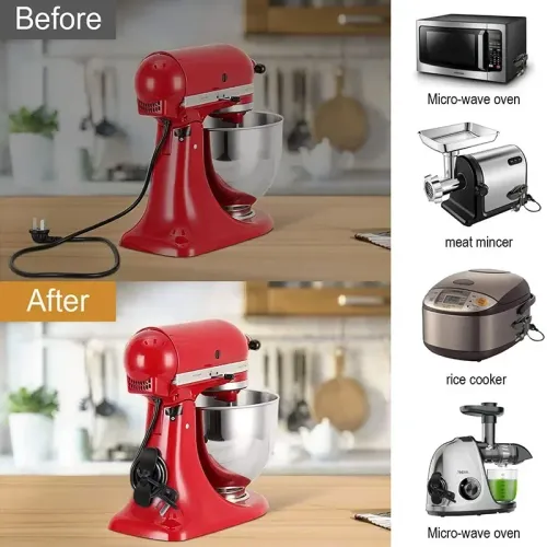 3Pcs Shelf Silicone Cable Winder Home Bracket Clip Kitchen Organizer Coffee Machine Air Fryer Hook Tool Storage Organization