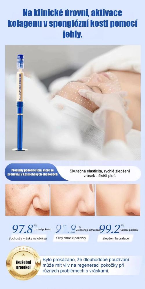2 pcs Smoothing cream with peptides in an anti-wrinkle injection tube