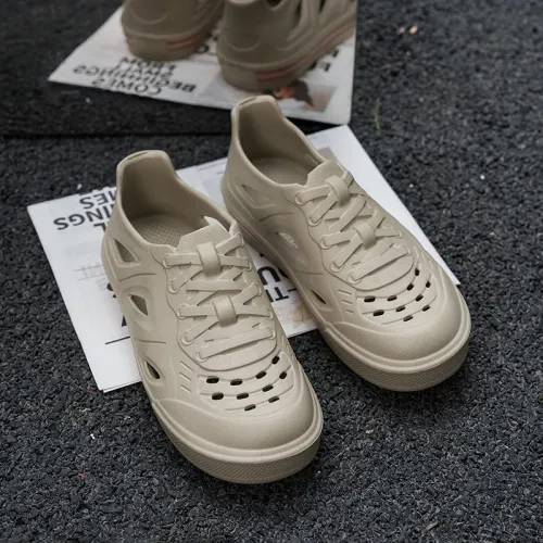 Men's Summer Outdoor Slip-On Shoes Anti-Slip Deodorant Breathable Sandals Driving