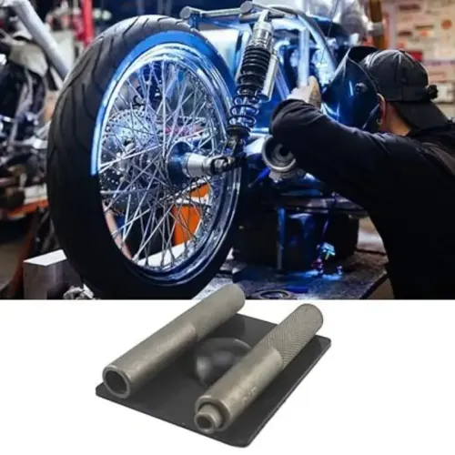 Motorcycle top mounted valve spring disassembly tool