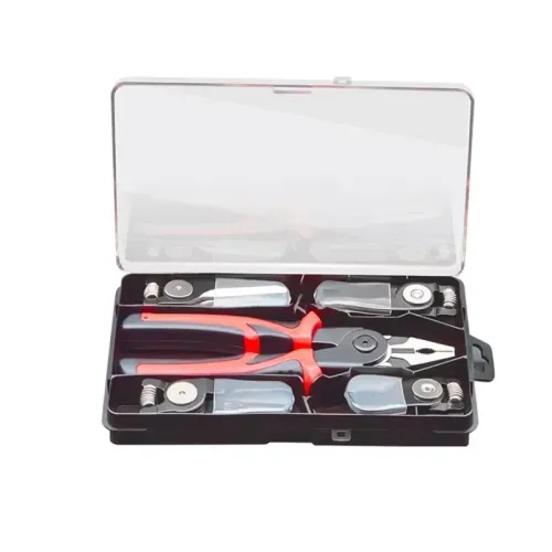 5-in-1 multi-functional head changing pliers special suit for cutting, stripping and crimping electricians