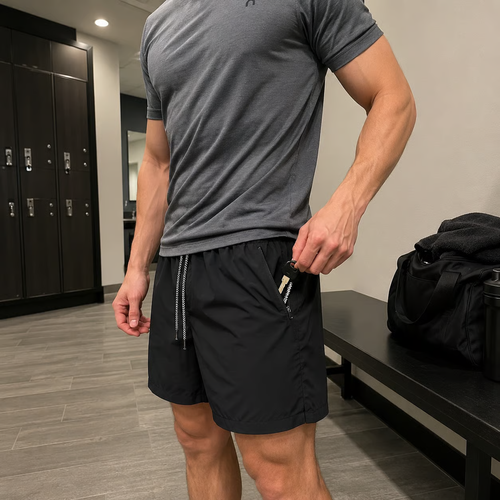 Ice Silk Quick-Dry Athletic Gym Shorts Unrestricted Breathable Comfort