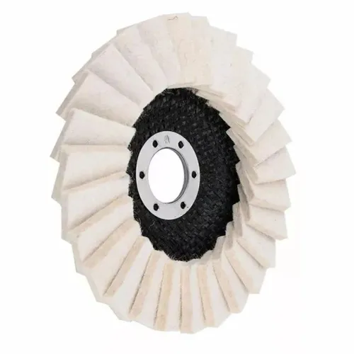 115 125mm Wool Felt Polishing Pad Sturdy Angle Grinder Louver Polishing Disc for Metal Ceramic Polishing Wheel Grinding Tool