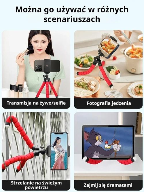 Photographic Wonder  Octopus Lazy Cell Phone Stand