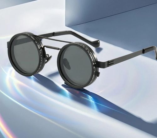Adjustable Sunglasses Men Nd Filter Glasses ND9 Speed Dimming Sun Glasses Round Polarized Fishing Driving Eyewear 2026