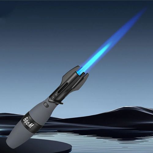 🚀 Creative rocket-shaped lighter – windproof flame, offering fingertip fun! 🎁