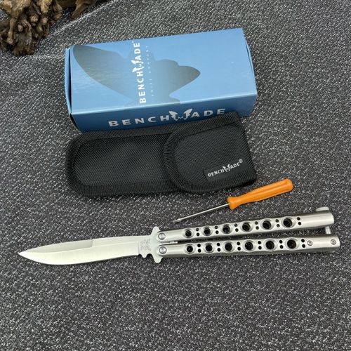 Mirror Polished Butterfly Knife for Outdoor Self Defense