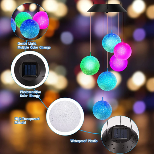 LED Solar WindChimes
