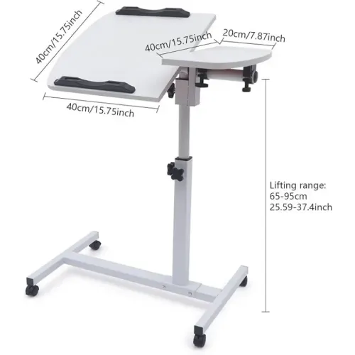 Foldable, adjustable, and movable table
