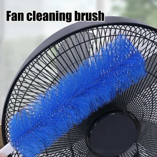 10 pcs Bendable Fan Brush Ultra-Fine Bristles Fan Inner Duster Remover Long Handle Air-conditioner Furniture Shutter Cleaning Tool