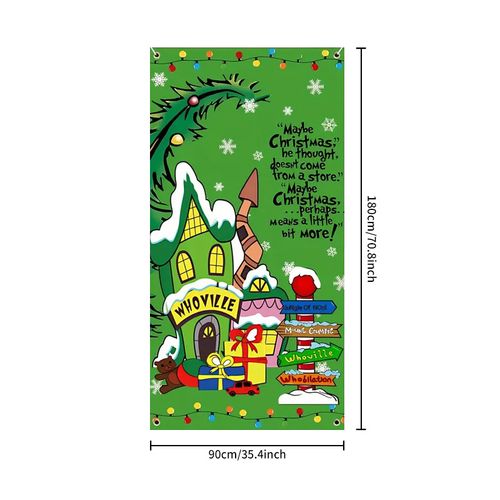 Santa Claus Party Decoration Banner Door Banner