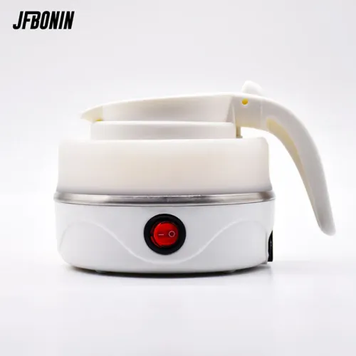 Mini Folding Kettle Portable Water Heater Silicone Compression Electric Kettle Home Kettle Easy To Travel