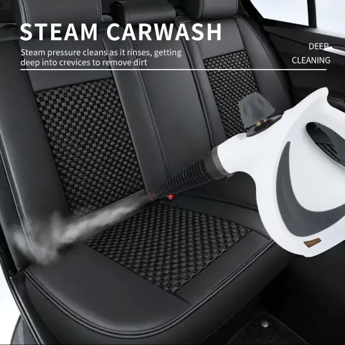 Handheld Steam Cleaner High Temperature Pressurized with 9Pc Accessory Kitchen Range Hood Disinfection & Cleaning Steamer