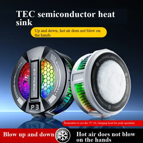 new mobile phone cooler with magnetic back clip and semiconductor refrigeration ice-making cooler