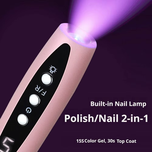 💅 Portable 2-in-1 Nail Drill & UV Gel Lamp: Salon-Quality Manicure Tool! ✨