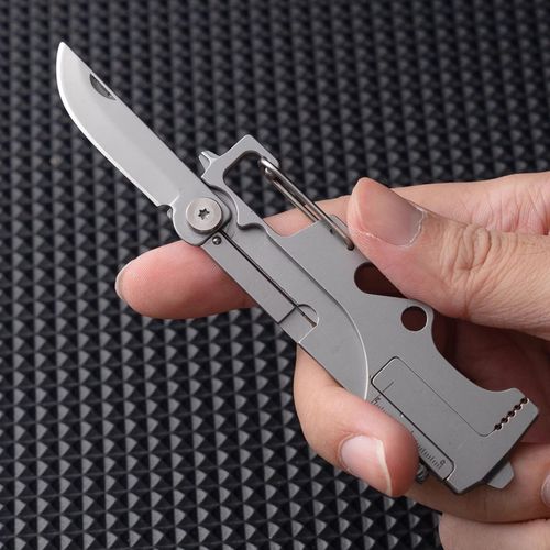 9-in-1 keychain multifunctional stainless steel tool