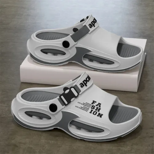 2026 Men's EVA Beach Slippers Comfortable Soft Bottom Anti Slip grey