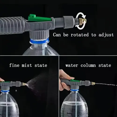 High Pressure Air Pump Manual Sprayer Adjustable Drink Bottle Spray Head Nozzle Garden Agriculture Watering Tool Sprayer
