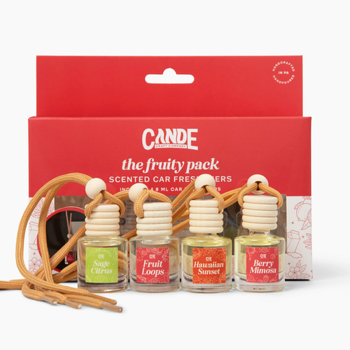 Clean 4 Pack Scented Car Fresheners Bundle