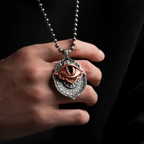👁️‍🗨️Handmade Tarot Vision Pendant: Connect to Cosmic Wisdom Anytime（Cheat Sheet Included)