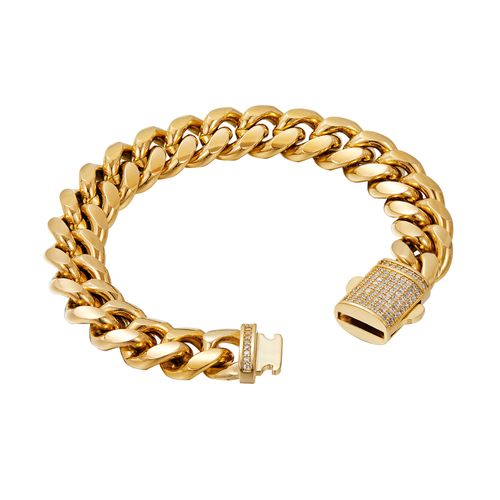 Men's 18K stainless steel bracelet