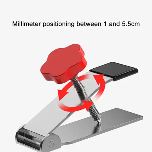 2PCS Tile Locator Ceramic Brick Regulator 1-5.5CM Galvanized Steel Lifter for 1-5.5CM