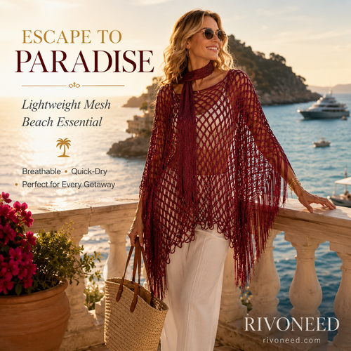 2PCS Metallic Crochet Cover-Up – Lightweight, Flowy & Effortlessly Stylish summer outfit