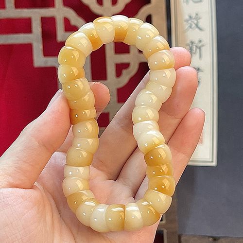 Natural Handmade Bodhi Multicolored Bead Bracelet for Anxiety