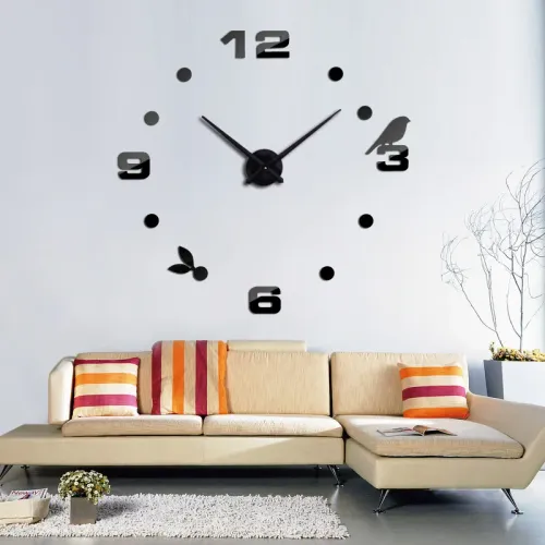 📢📢50 % OFF !! 3D Wall Decal Decorative Clock💋