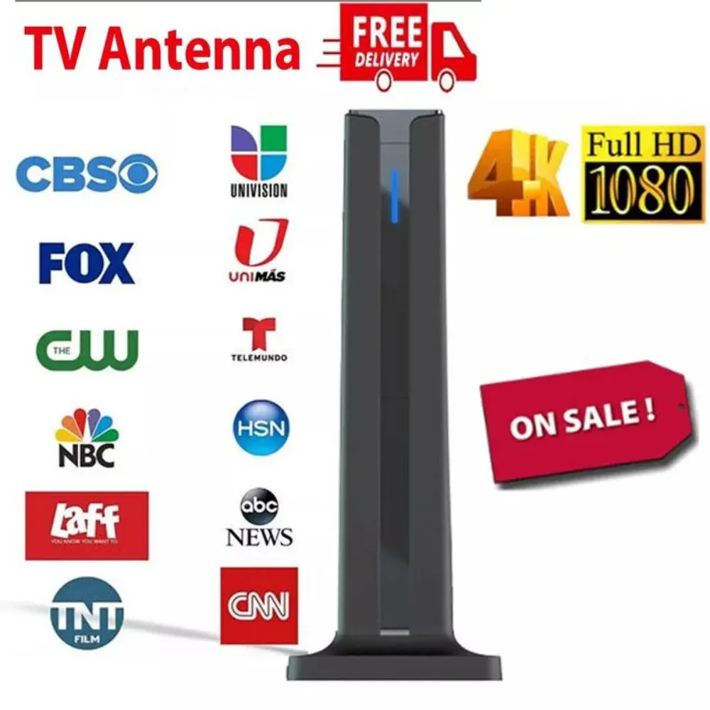 2026 New Indoor Digital TV Antenna HDTV T Type Terrestrial Wave Vertical Antenna Stable Signal Reception
