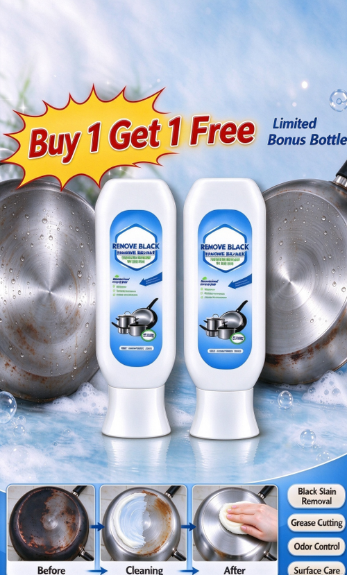 Buy 1 Get 1 Free - All In One Kitchen Cleaner for Tough Burnt Stains