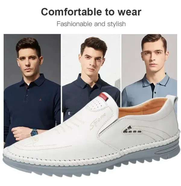 Hand sewn soft leather shoes and durable men's shoes 👞✨