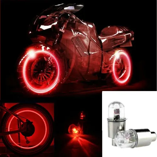 4Pcs Tire Valve Cap Lights Durable Tire Lights For Car Air Valve Caps With Lights