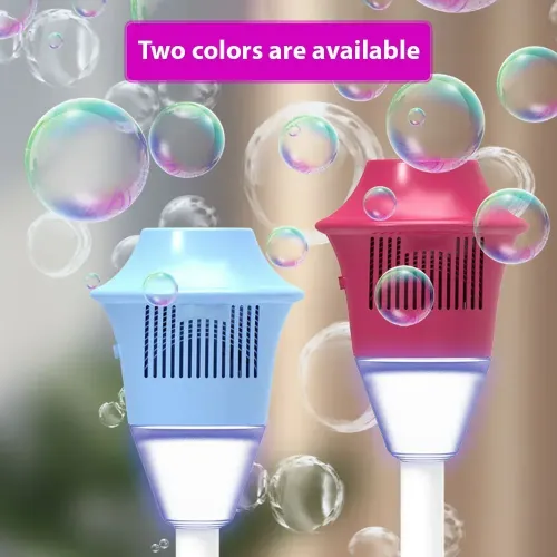 Street light bubble machine fully automatic bubble with light birthday outdoor wedding party without battery bubble water