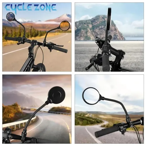 Bicycle safety rearview mirror