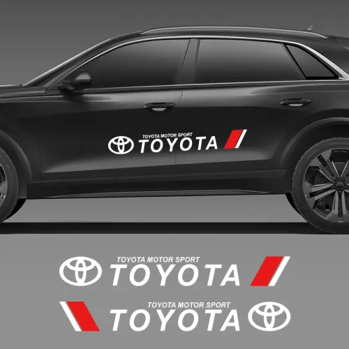Car exterior annual inspection stickers Personalized reflective waterproof decal For Toyota Corolla Rav4 Auris Camry Yaris CHR