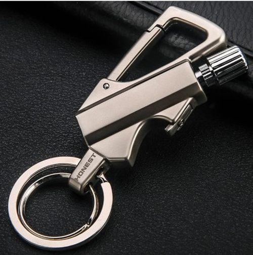 New Multifunctional Match coal oil Lighter Outdoor Waterproof Portable Wine Open Keychain Men Smoking Accessories Gifts