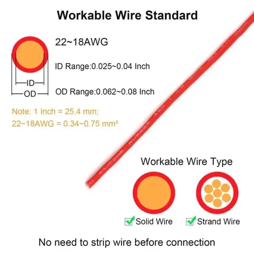 80PCS Wire Plug-in Connector With Locking Buckle