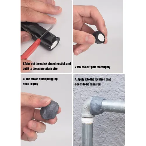 120ml Metal Filler Putty Epoxy Putty Sticks Permanent Quick Leak Repair Epoxy Putty Repair Mounting Sealant Epoxy Adhesive Glue
