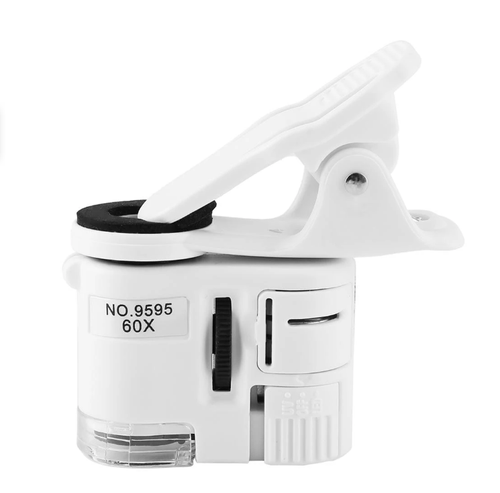 Mobile phone microscope magnifier mobile phone camera video 60 times mini portable high power microscope