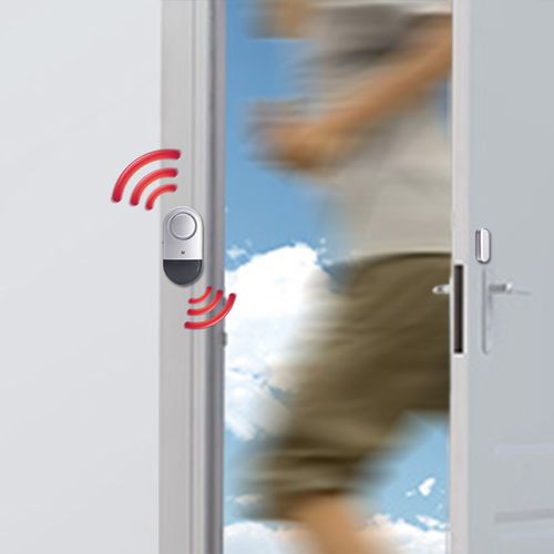 Independent door sensor burglar alarm open closed magnetic gap window alarm detector security protection wireless alarm system