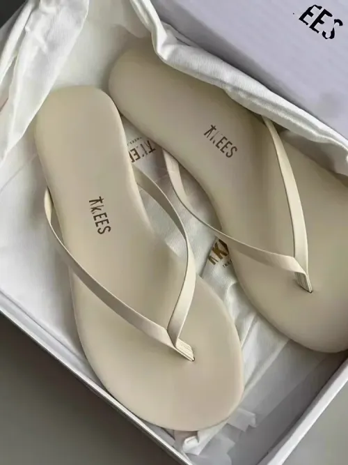 Open-toe flip-flops, non-slip flat sole