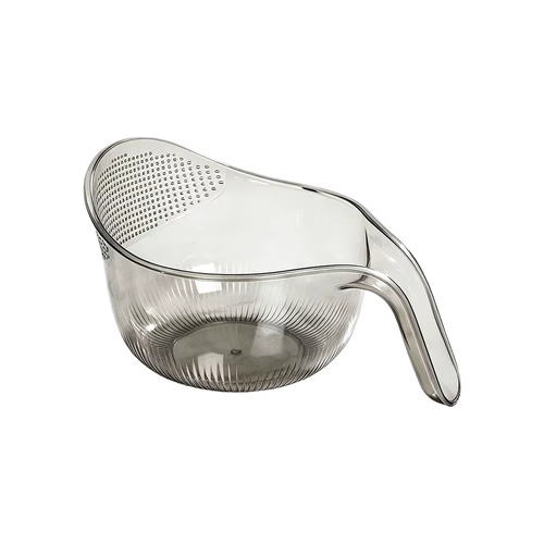 A multi-functional rice-washing bowl and draining scoop
